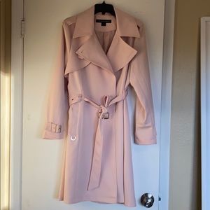 French Connection Pink Trench Coat